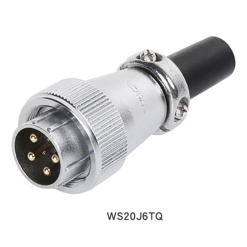 ZHQCN WS20 TQ+Z Waterproof Industry Socket Plug M20 Soldering Wire to Board Panel Mount Electronics Connector 2 3 4 5 7 9 12 Pin