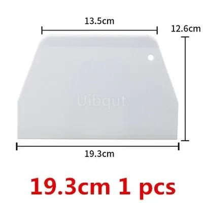 White Board Plastic Pastry Cutter Pizza Dough Scraper Cake Spatulas Tools Fondant Sugarcraft Trapezoid Bread Baker Butter Knife