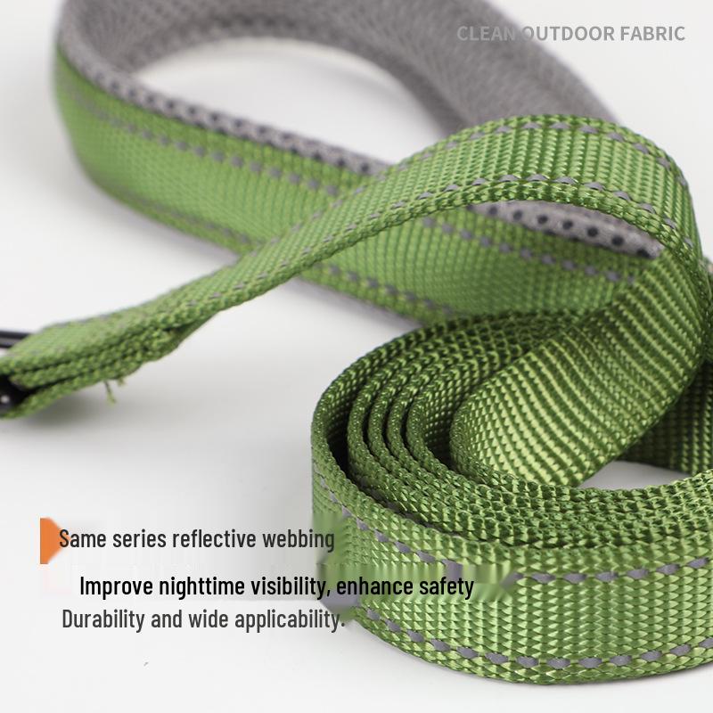 Reflektierende Atmungsaktive Hunde Geschirr Weste mit Leinen Set