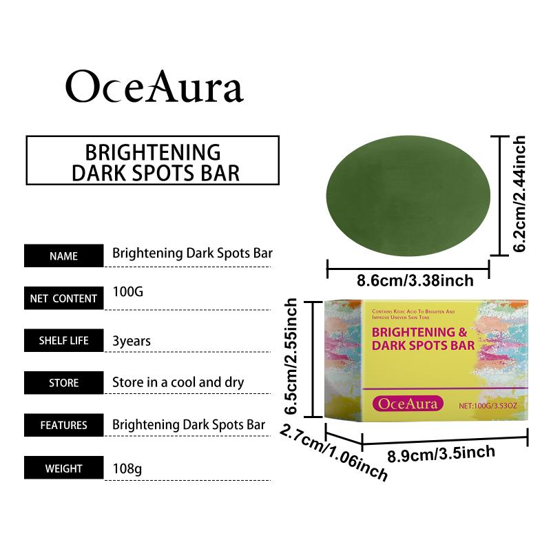 Oceaura Brightening Soap Is Suitable For Facial And Body Cleansing Moisturizing Exfoliating Improving Skin Tone And Firming