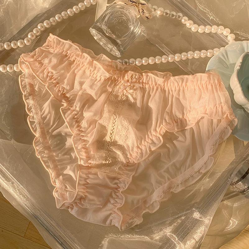 

Sexy Plus Size Womens Underwear Cotton Gusset Breathable Mid Rise Panties Moonlight Sweetheart Pure Desire XXXL світло-рожевий колір