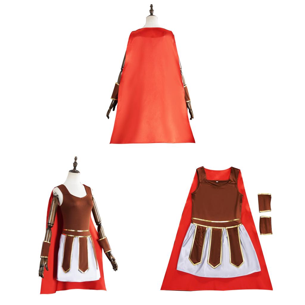 Cosplay Kostüm für weibliche Gladiatoren für Anime Gaming Rollenspiele aus Polyesterstoff