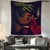 Smoker Dark Tapestry Wallmounted Background Cloth Home Decor Homestay Soft Decoration Tapestry Wall Decoration