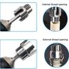 Pipe Threading Tool, PVC Pipe Threader 1'' DN25 Internal & External Pipe Threading Tool for Water Plumbing