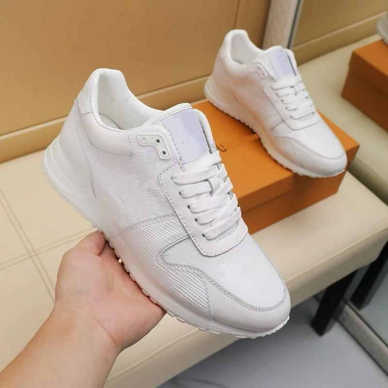 20 neue Leder-Low-Top-Rundkopf-Sportschuhe und Freizeitschuhe aus Naturleder, erste Schicht Rindsleder