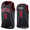 Chicago Bulls Basketball Jersey Men Women Short Sleeve V-Neck Cotton Breathable Athletic Wear Practice Game Fan