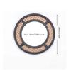Woven Rattans Round Makeup Mirrored Innovative Art Decors Bathroom Bohemian Wall Hangings Mirrored Living Room Decorations X3UC