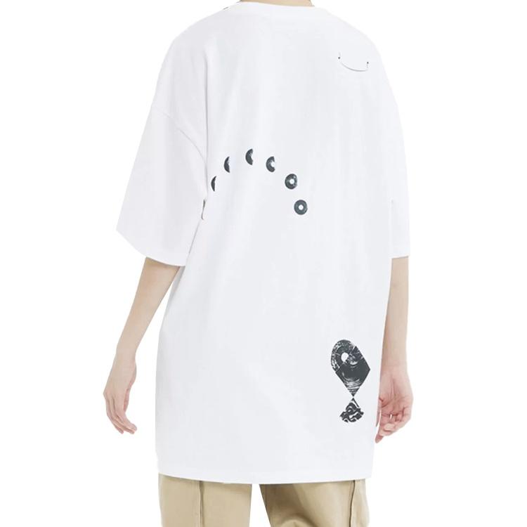 Converse FW20 Basic Round Neck Short Sleeve Couple Style 'White' Men's 10021417-102