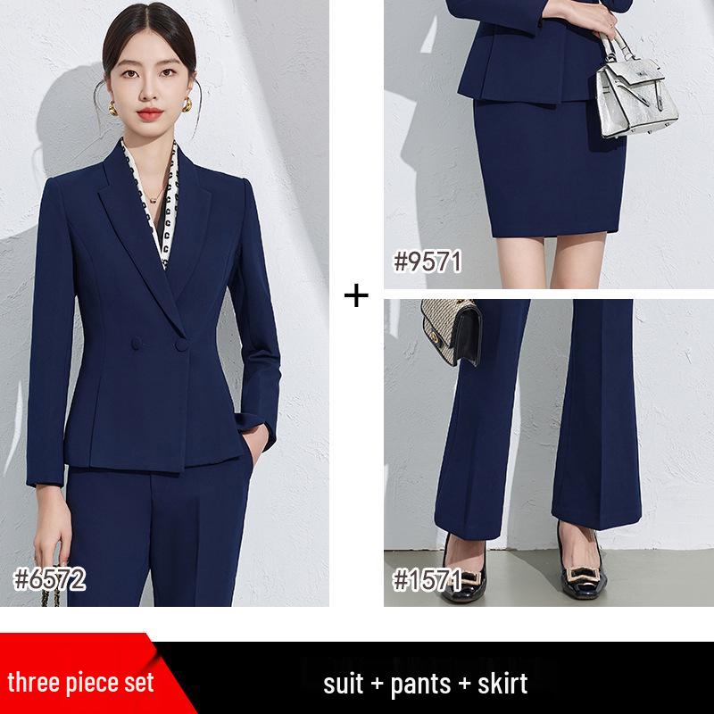 Women's Elegant High-End Suit Set for Formal Interviews and Events