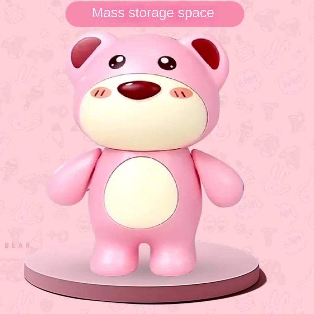 Arm Movable Little Money Boxes Decorative Bear Kids Storage Box Home Decoration