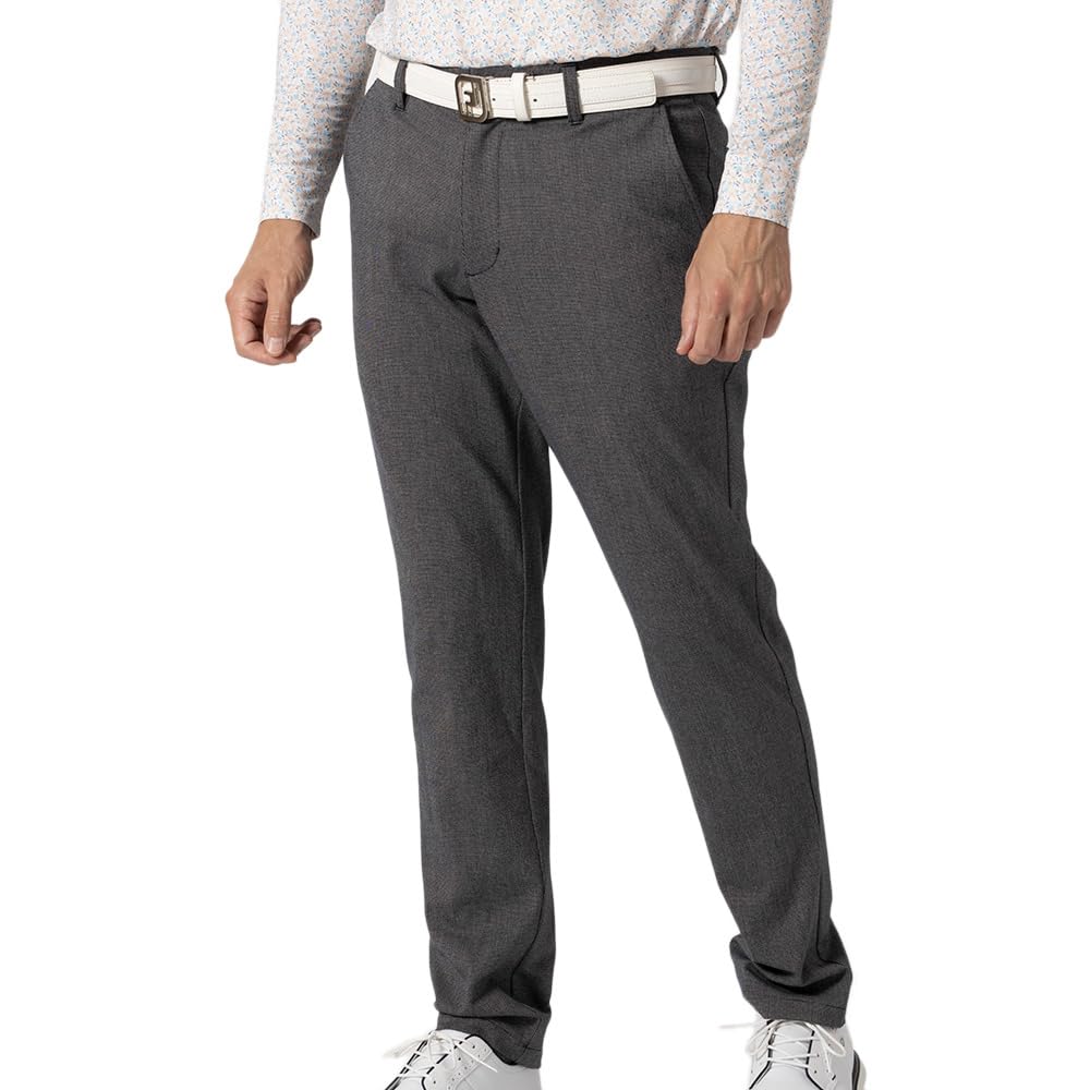 

FootJoy Micro Check Stretch Long Pants, Navy, Men s, Size M (FJ-F24-P12, 32156-M)