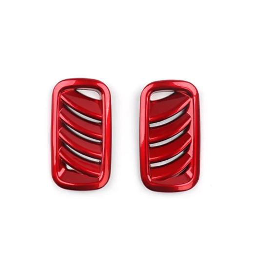 For Kia Morning Picanto - Red Interior Dashboard Front Upper Air Vent Outlet Decorative Frame Cover LHD Red A