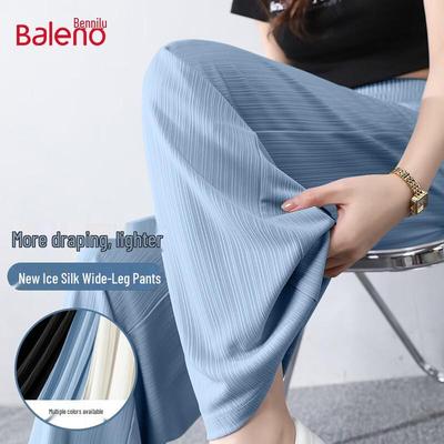 Baleno Women's Ice Silk Wide Leg Pants