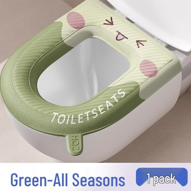 

Водонепроницаемая универсальная подушка для сиденья унитаза: Утолщенный, Портативный, Всесезонный коврик для тепла и комфорта