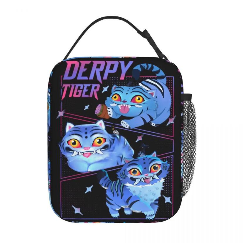 School Season Cartoon Animation Lunch Bag Children'S Full Printing 3D Digital Thermal Insulation Bag Portable Outdoor Picnic Bag