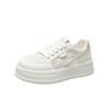 Summer New Thick-soled Non-slip Heightening Korean Version Breathable Mesh Casual White Shoes Fashionable Women's Board Shoes