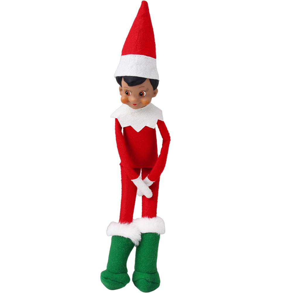 1 Pair Sock Christmas Elf Doll Clothes Sock Skirt Pants Hoodie Baby Toy Accessories Birthday Gift