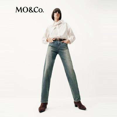 MO&Co. Damskie Jeansowe Krótkie Spodnie