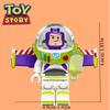 Disney Toy Story Lindo Buzz Lightyear Bloques de Construcción Llavero Creativo Woody Mickey Mouse Pato Donald Llavero Lindo Colgante Regalo