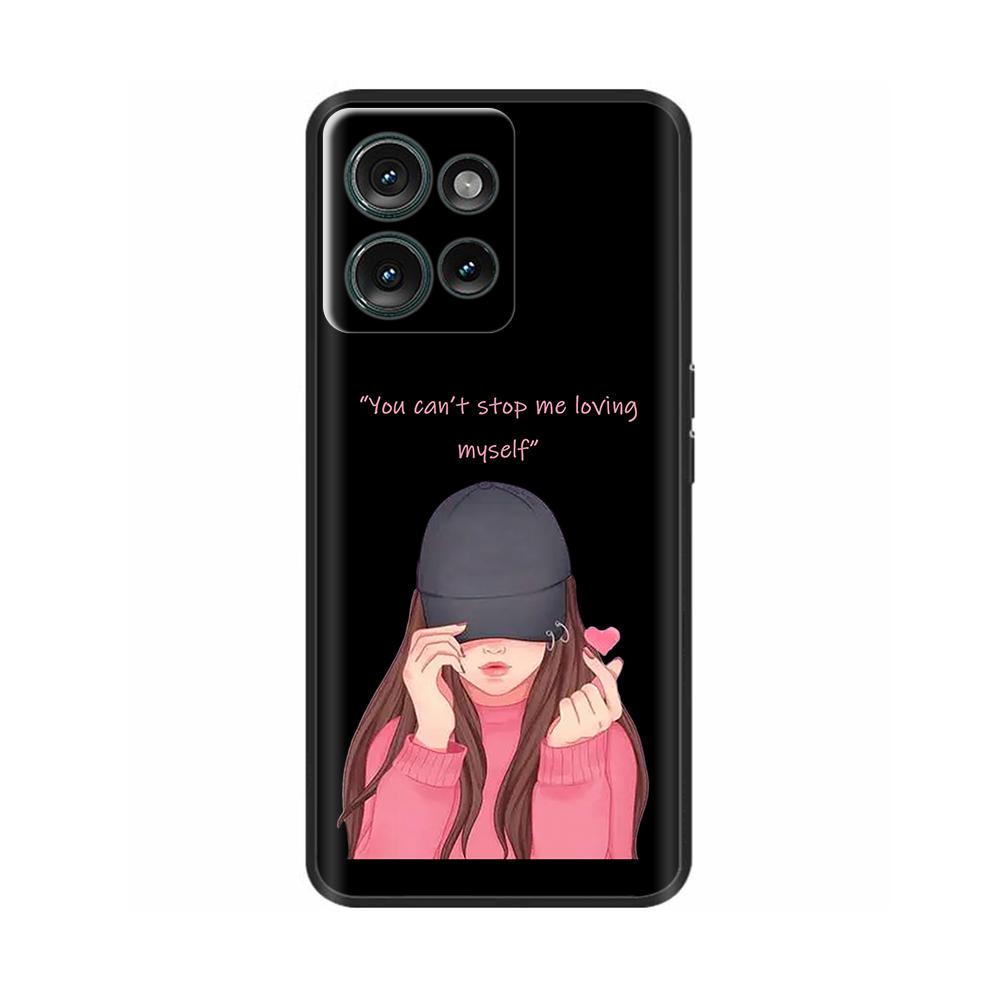 Black Case For Motorola MOTO Edge 50 5g Back Cover Phone Case For MOTO Edge 50 Edge50 Soft Silicone Bumper Shockproof Para Coque