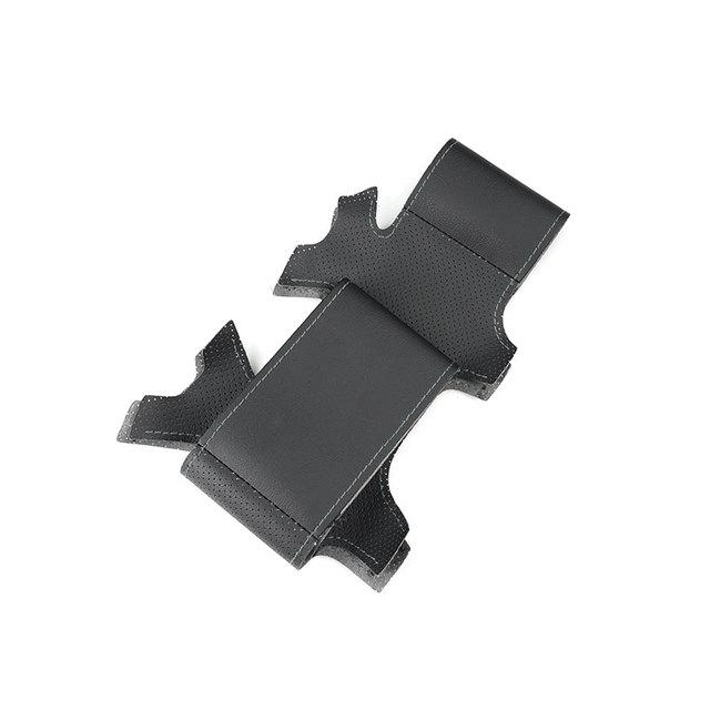 Handflätat Bilrattöverdrag För Mercedes Benz C-Klass W202 CL-Klass C140 E-Klass W210 Mjukt Perforerat Mikrofiberläder