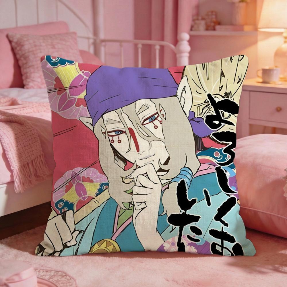 MMononoke Anime Kissenbezug Premium Komfort Wendbar Kissenhülle Zwei in Einem Design für Jeden Raum Auto Innenraum