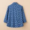YUZHAOLIN Women's 100% Cotton Denim 9/10 Sleeve Shirt