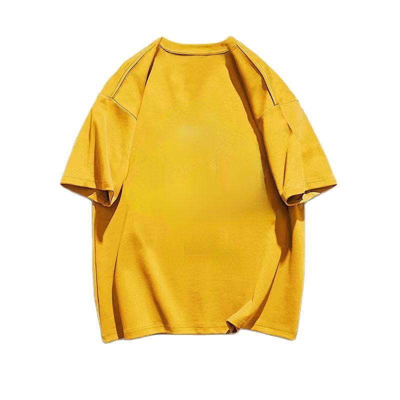 Bestseller Estivo GSM 500g T-shirt in Puro Cotone Resistente Girocollo Manica Corta Donna T-shirt Monocolore