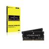 CORSAIR SODIMM VENGEANCE DDR4 Arbeitsspeicher 16GB (8 GB x 2) 2666MHz Intel XMP Kompatibel CL18 Notebook PC Schwarz CMSX16GX4M2A2666C18