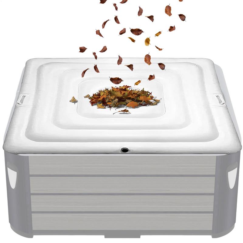 

135cm Inflatable Hot Tub Cover Waterproof Hot Tub Insulated Cover Sun Protection Foldable Energy Saving Bathtub Lid For Home CHINA