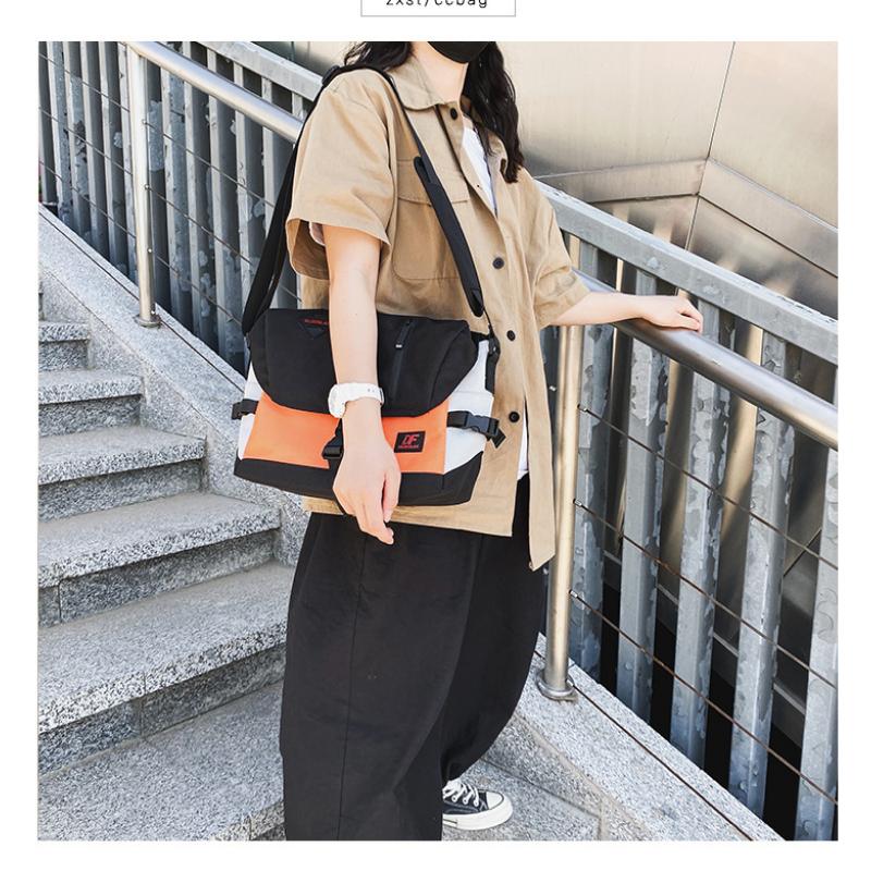Sports Large Capacity Men's One Shoulder Oxford Cloth Retro Leisure Messenger Bag Business Messenger Bag Bag