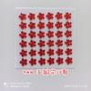 Sticker Beautiful Acrylic Red 3-4-5-6-8mm Double-sided Tape Bottom Decorative Face Sticker Single Round Diamond Beauty Mole