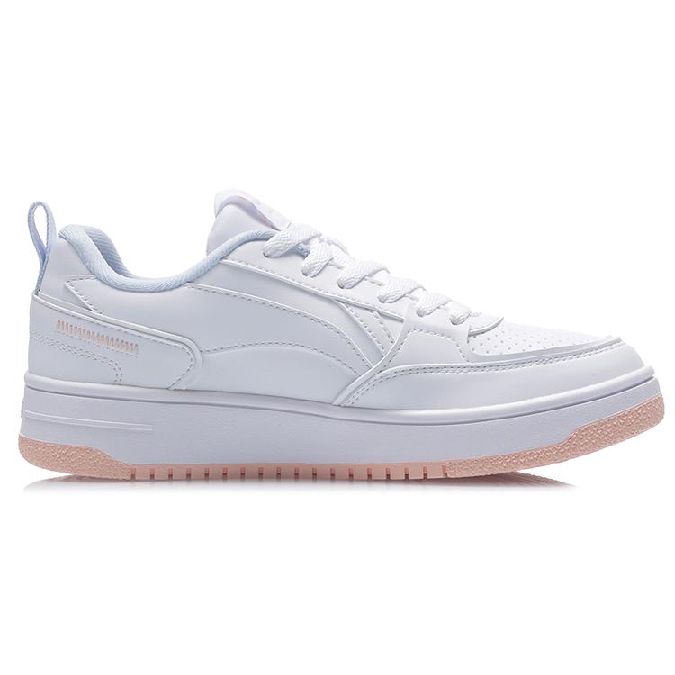 Li Ning Sportlife Slip Resistant Abrasion Resistant Slip Resistant Abrasion Resistant Low top Skateboard Shoes Women's AGCQ544-3
