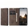 CASEME Case for Samsung Galaxy M33 5G, Leather Wallet Case, Brown
