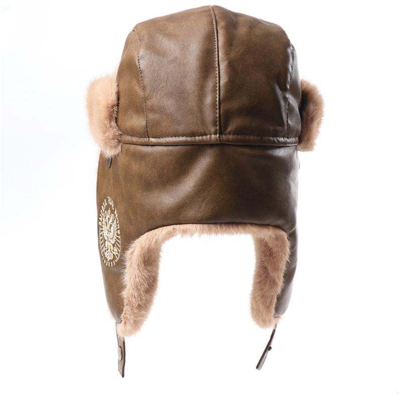 Warme gefütterte Winter-Trapper-Mütze Outdoor-Kaltwetter-Mütze Modische Damenmütze für Damen und Herren