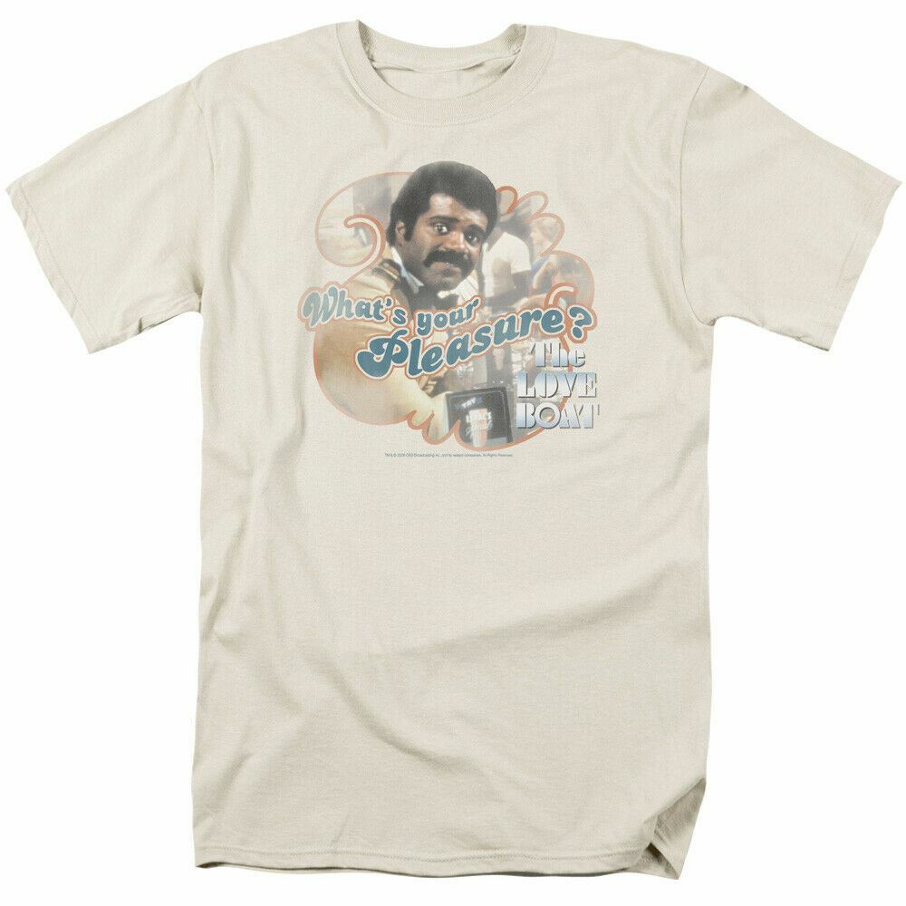 

26 The Love Boat Issac T Shirt Mens Licensed Classic TV Show Cream Unisex T-Shirt XXXXL
