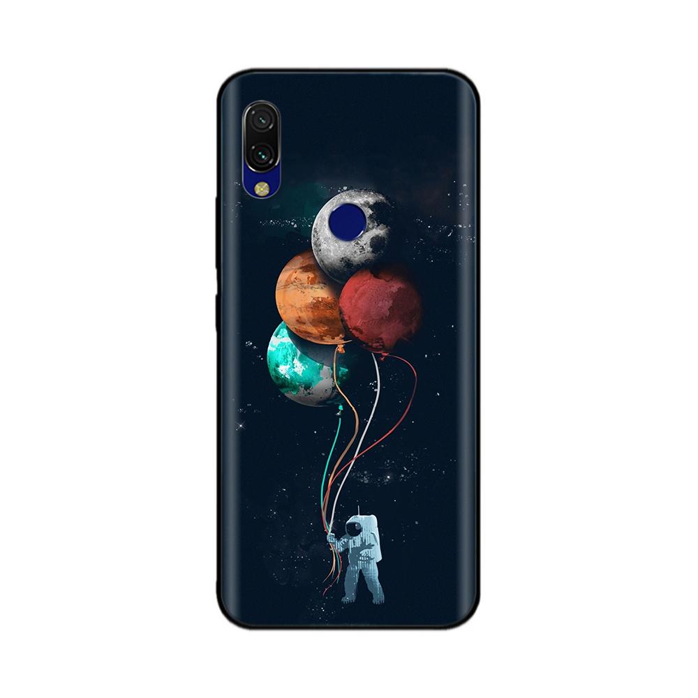 For Xiaomi Redmi 7 Case Redmi7 Black Silicon Bumper Soft Tpu Phone Case Cover For Xiaomi Redmi Note 7 Pro Note7 Case Funda Coque