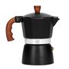 Aluminum Alloy Moka Pot Portable Coffee Pot with Heat Insulation Handle for Home Office