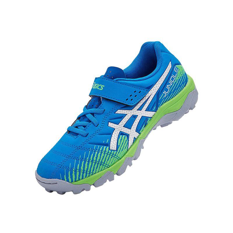 Asics CPS Junior 7 TF Classic Versatile Shock Absorbing Durable Low Top Soccer Shoes Kids sneaker Blue 1104A056-400