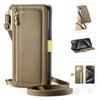 Leather Phone Case for iPhone 12 - 16 Series with Coin Pocket, Card Slot, Mirror & Stand – Multiple Colors