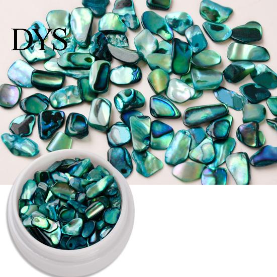 Nail Art Shell Decoration Colorful Natural Abalone Thin Slices 3D Charm Manicure Craft Ornaments Supplies DIY