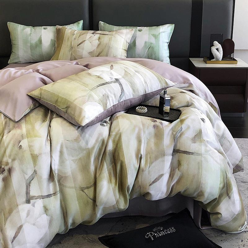 New  Luxury 100% Tencel Bedding Sets - High - Density, High - Count for 1.5m/1.8m/2.0m Beds