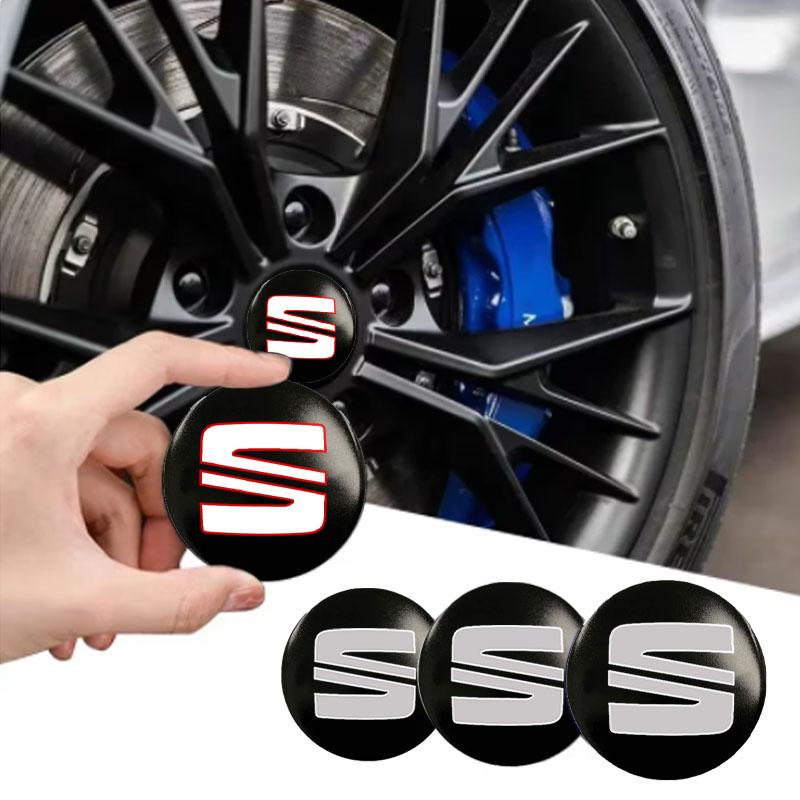 Auto Radnabenkappen Aufkleber Nabenkappen Aufkleber Für Seat Leon 5f Ibiza 6l 6j Leon 1p Cushion Altea Xl Leon Mk Auto Zubehör