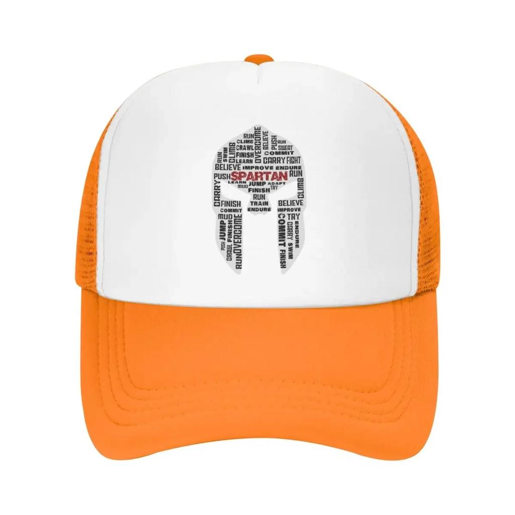 Custom Spartan Race Helmet Baseball Cap Unisex Women Breathable Sparta Spirit Trucker Hat Streetwear Snapback Caps