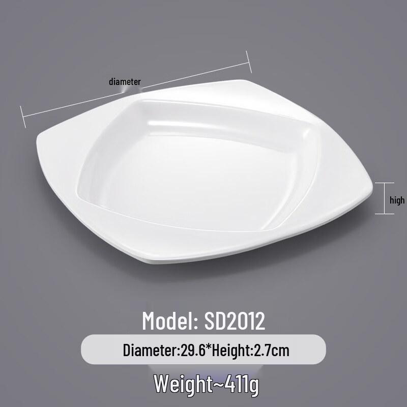 

A5 Melamine Commercial Serving Plate