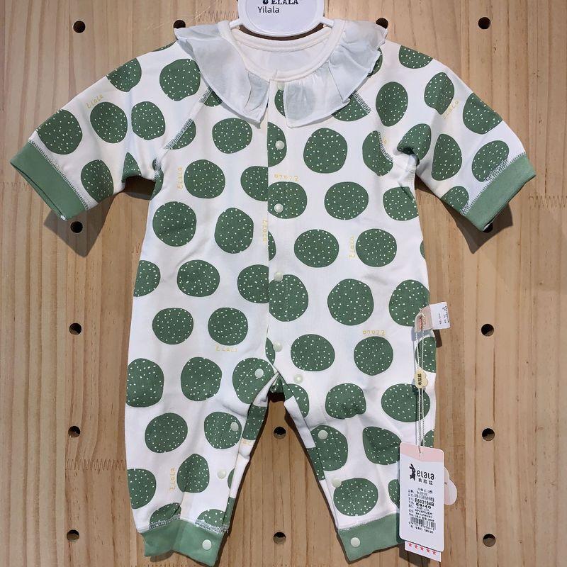 

Yilala Autumn Baby Girl Romper Pure Cotton 0-1 Year Old Children s One-Piece Crawling Suit Girls Autumn Pure Cotton Jumpsuit 603164 Green Dot(Yilala Thermal Cotton) 59
