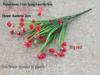 Fiori di Gigli Artificiali in Seta a Stelo Singolo per Decorazione Soggiorno o Tavola da Pranzo