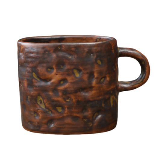350ml Ceramic Mug Tea Coffee Cup Spiral Hemp Rope Vintage Office Mug Water Cup