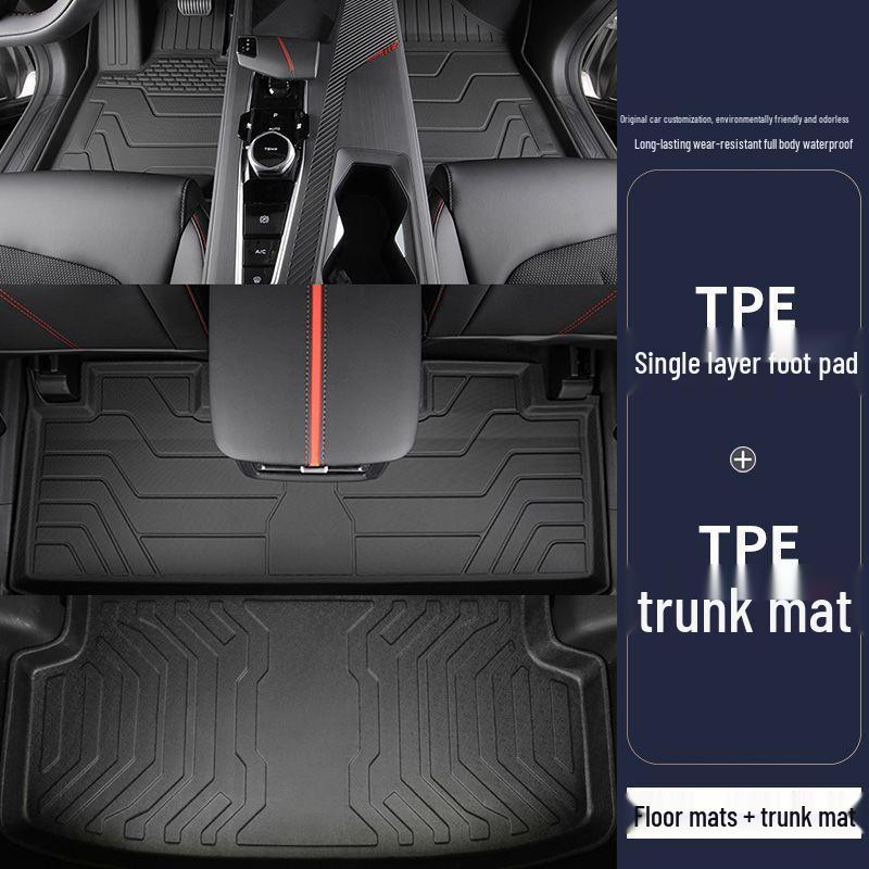 Waterproof TPE Floor & Trunk Mats for Changan Oshan Z6/Z6iDD - Full Coverage