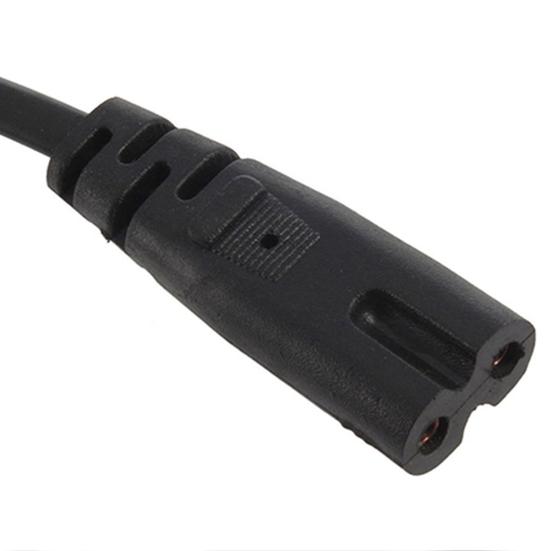 US Plug 2-Prong Port AC Power Cord/Cable for Sony Playstation PS2 PS3/PS3